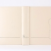 Sade, Oeuvres, illustrated by Giani Esposito, 1953.  Full leather binding in white calfskin.  15 x 22 (6” x 8 1/2”).